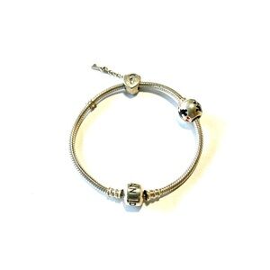 Pandora Snake Bracelet with 1 Disney Charm 925